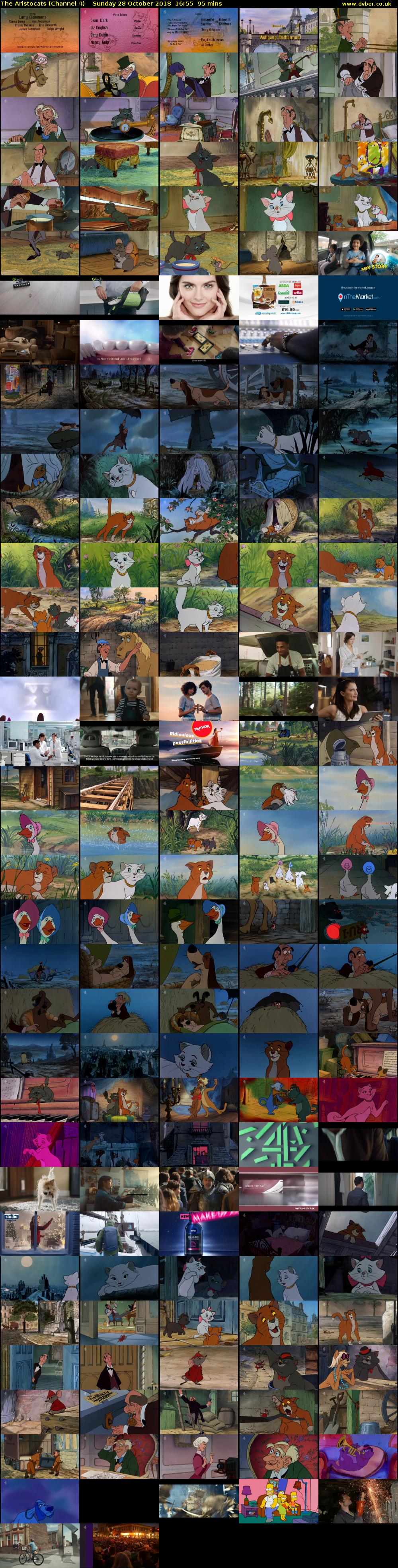 The Aristocats (Channel 4) Sunday 28 October 2018 16:55 - 18:30