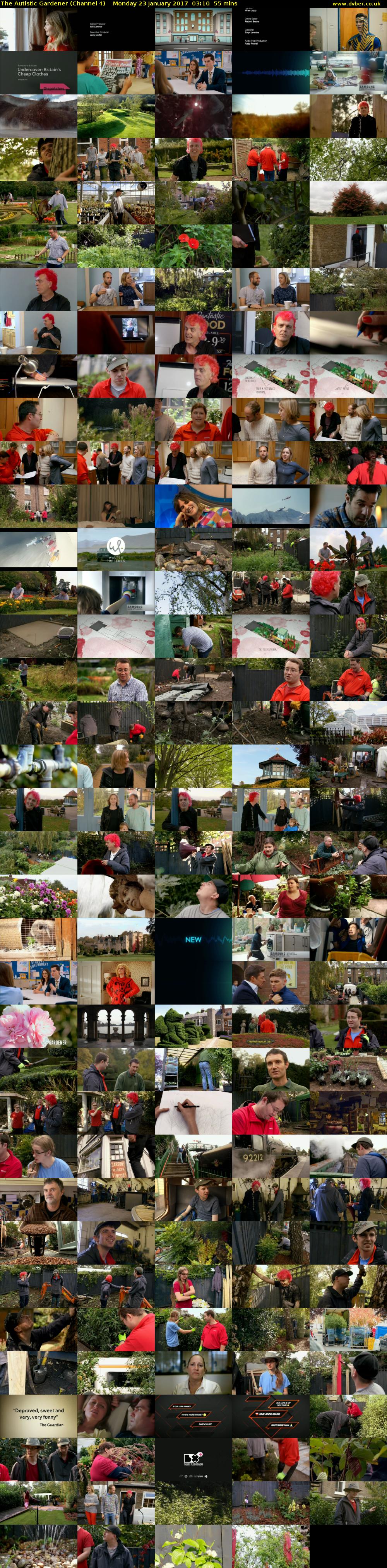 The Autistic Gardener (Channel 4) Monday 23 January 2017 03:10 - 04:05