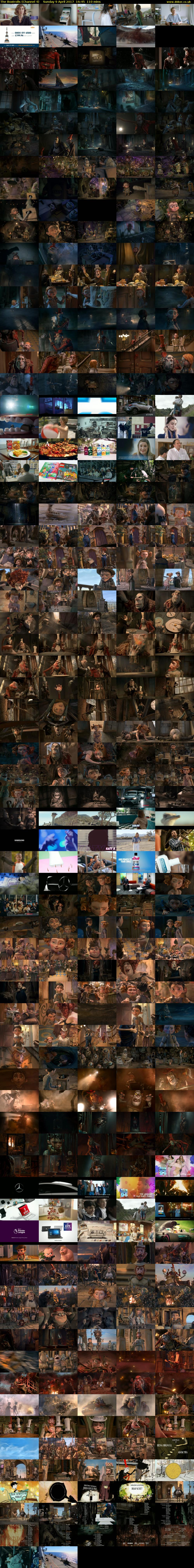 The Boxtrolls (Channel 4) Sunday 9 April 2017 16:45 - 18:35