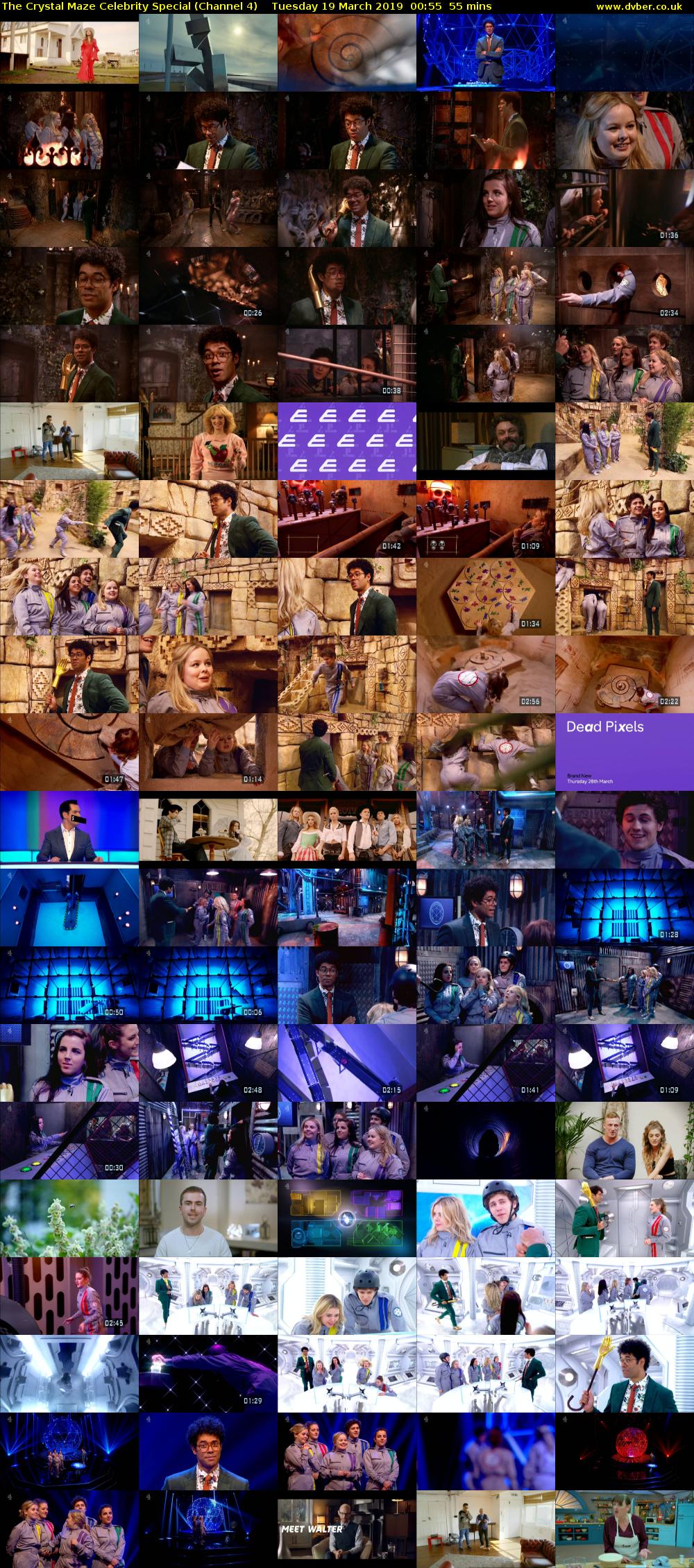 The Crystal Maze Celebrity Special (Channel 4) Tuesday 19 March 2019 00:55 - 01:50