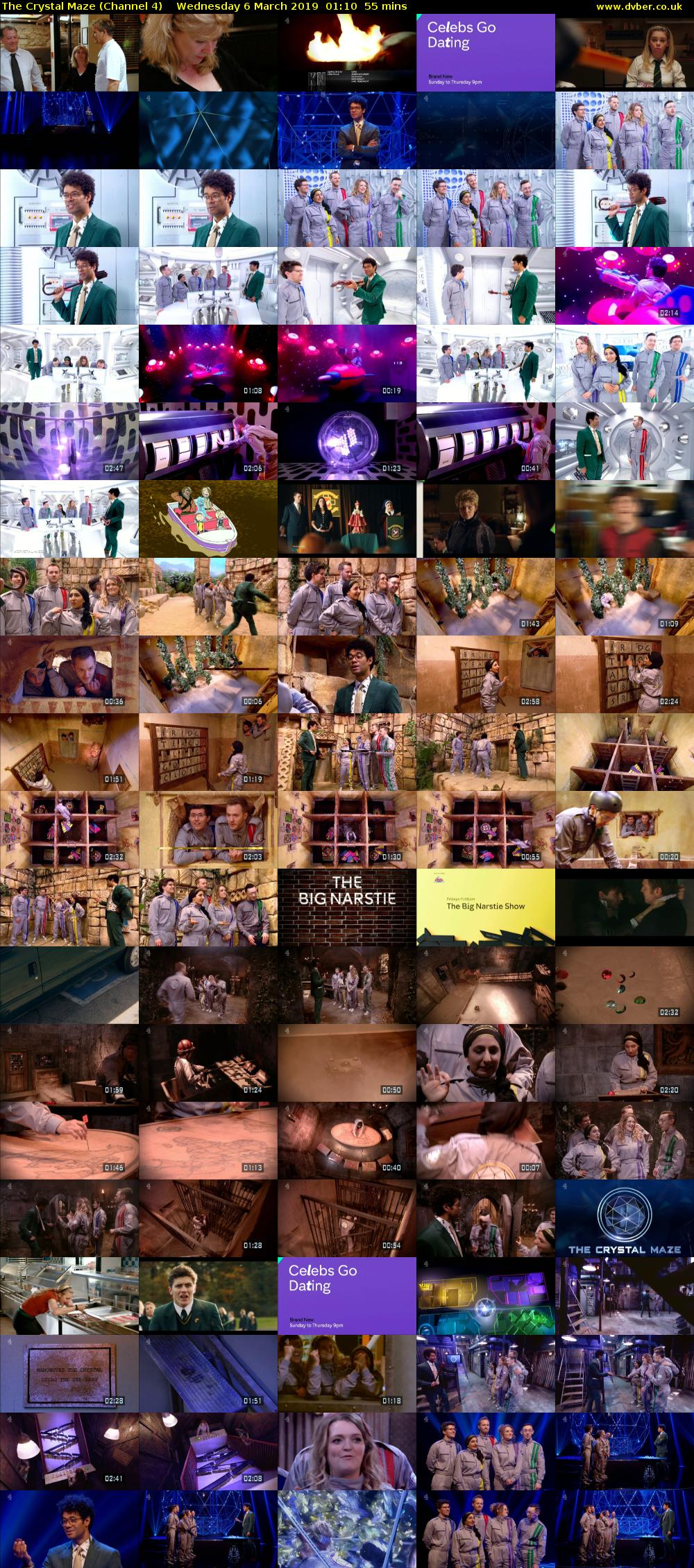 The Crystal Maze (Channel 4) Wednesday 6 March 2019 01:10 - 02:05