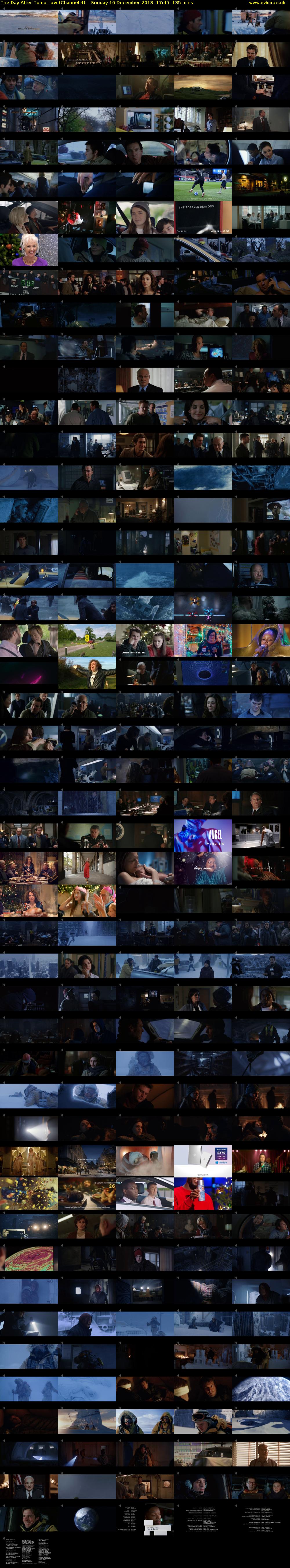 The Day After Tomorrow (Channel 4) Sunday 16 December 2018 17:45 - 20:00