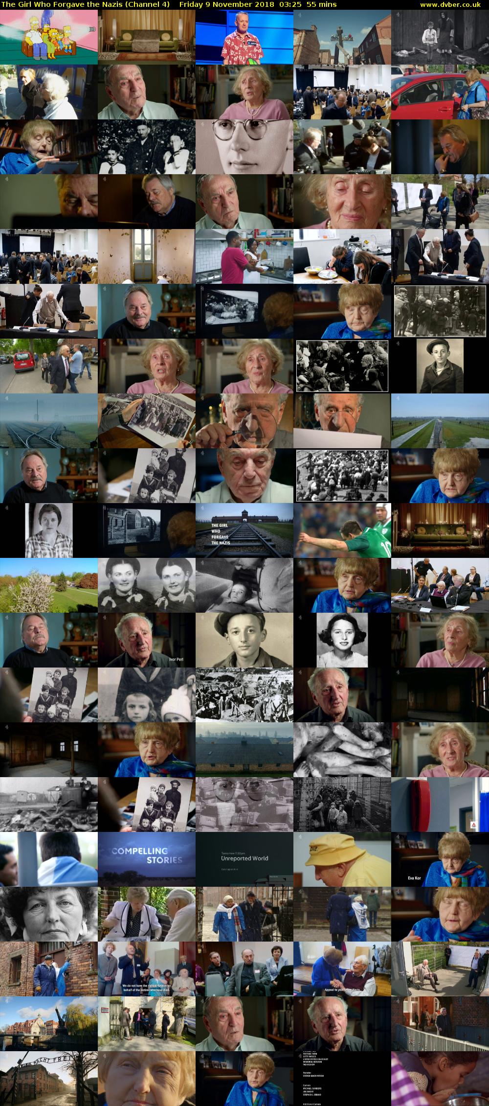 The Girl Who Forgave the Nazis (Channel 4) Friday 9 November 2018 03:25 - 04:20