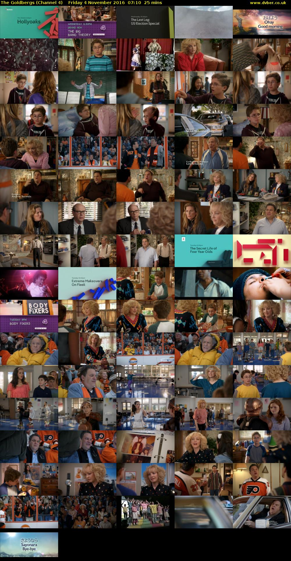 The Goldbergs (Channel 4) Friday 4 November 2016 07:10 - 07:35