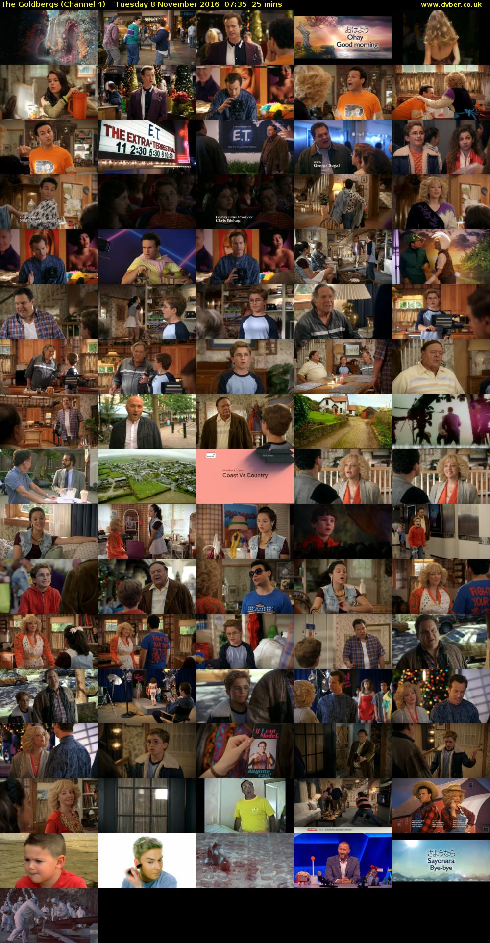 The Goldbergs (Channel 4) Tuesday 8 November 2016 07:35 - 08:00