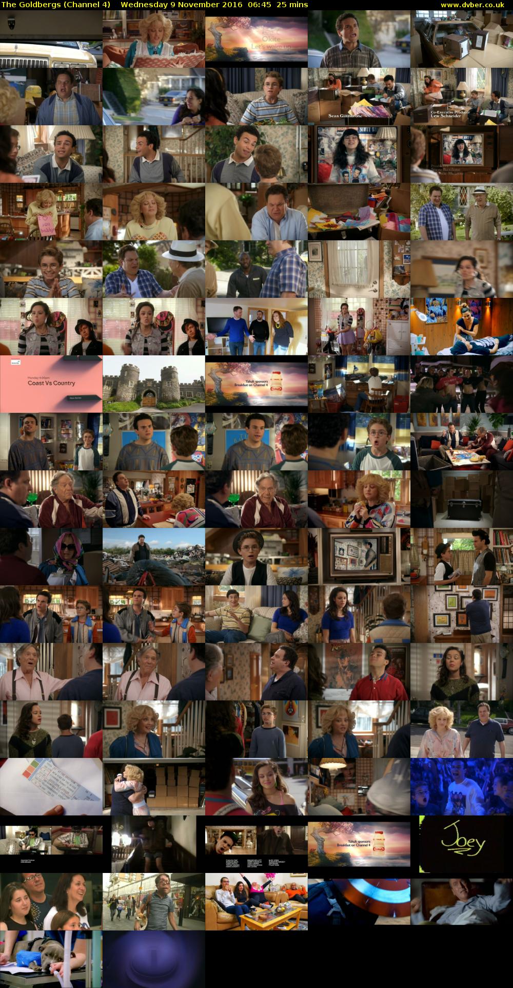 The Goldbergs (Channel 4) Wednesday 9 November 2016 06:45 - 07:10