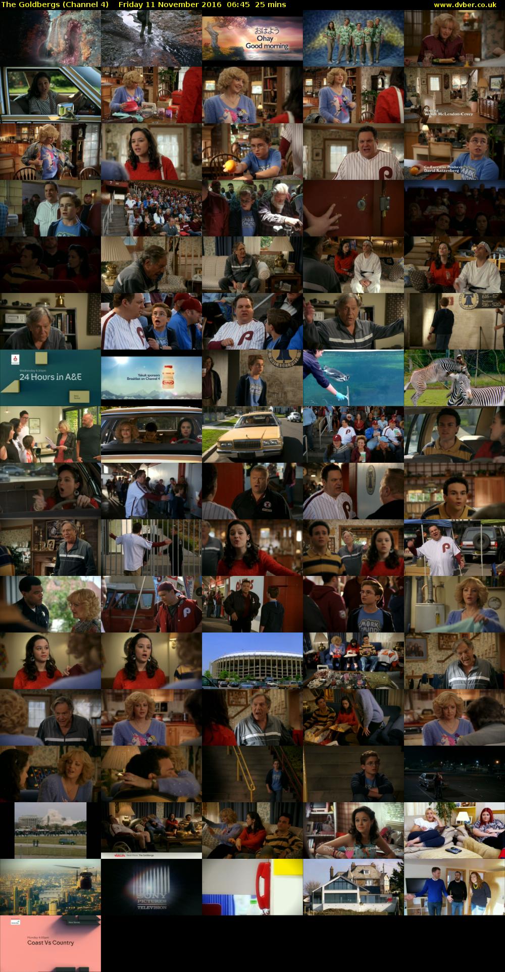 The Goldbergs (Channel 4) Friday 11 November 2016 06:45 - 07:10