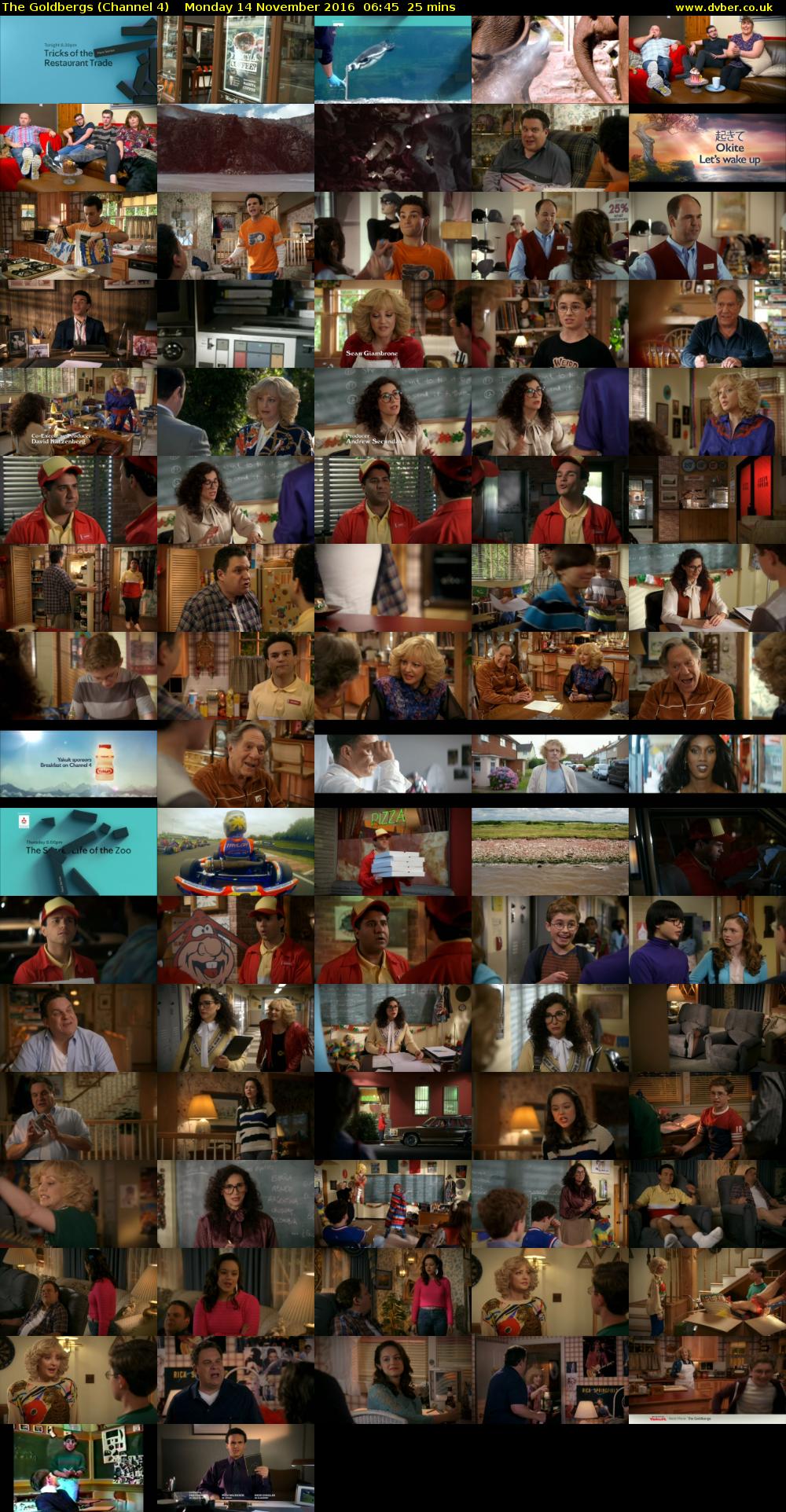 The Goldbergs (Channel 4) Monday 14 November 2016 06:45 - 07:10