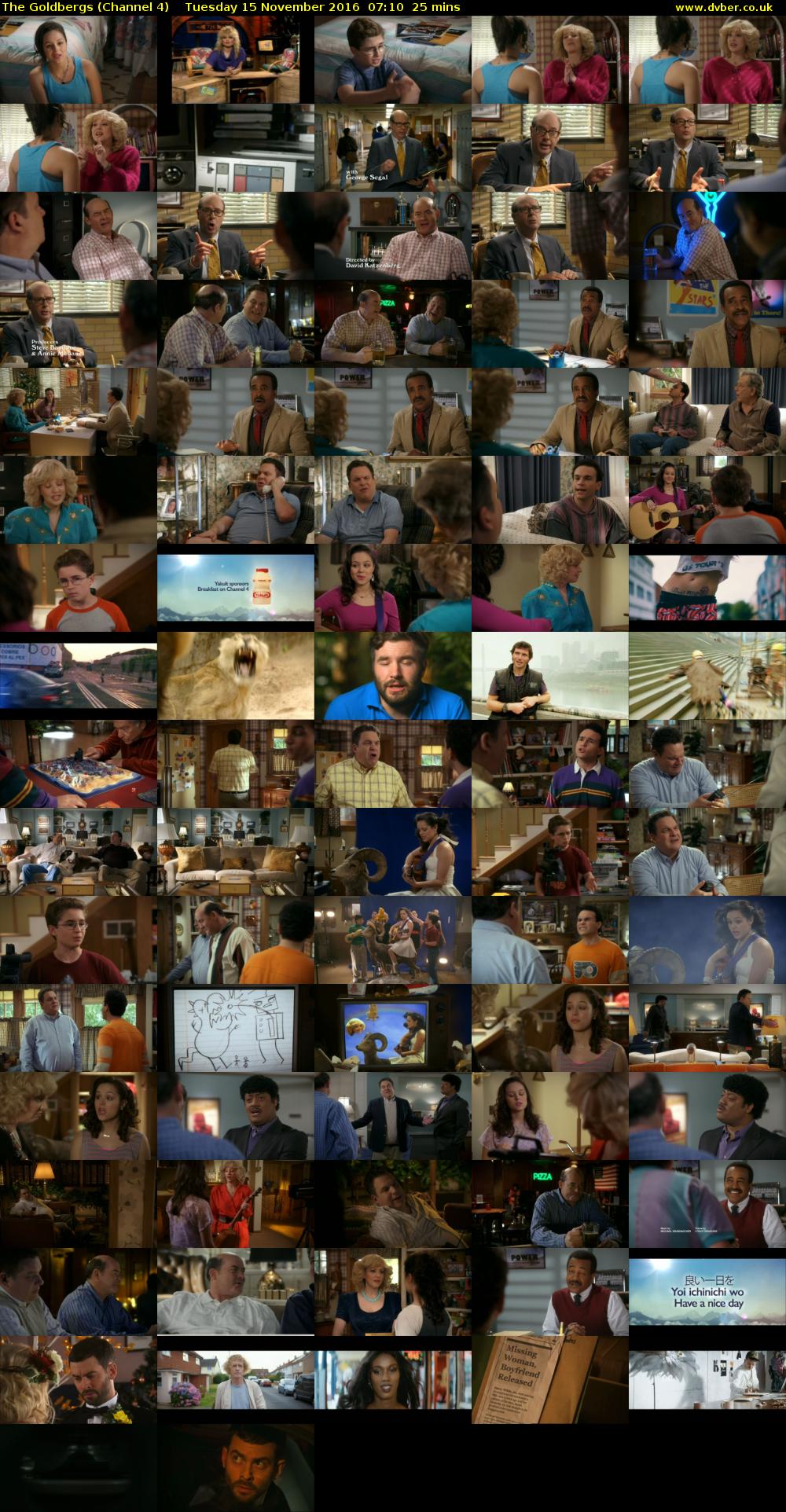 The Goldbergs (Channel 4) Tuesday 15 November 2016 07:10 - 07:35
