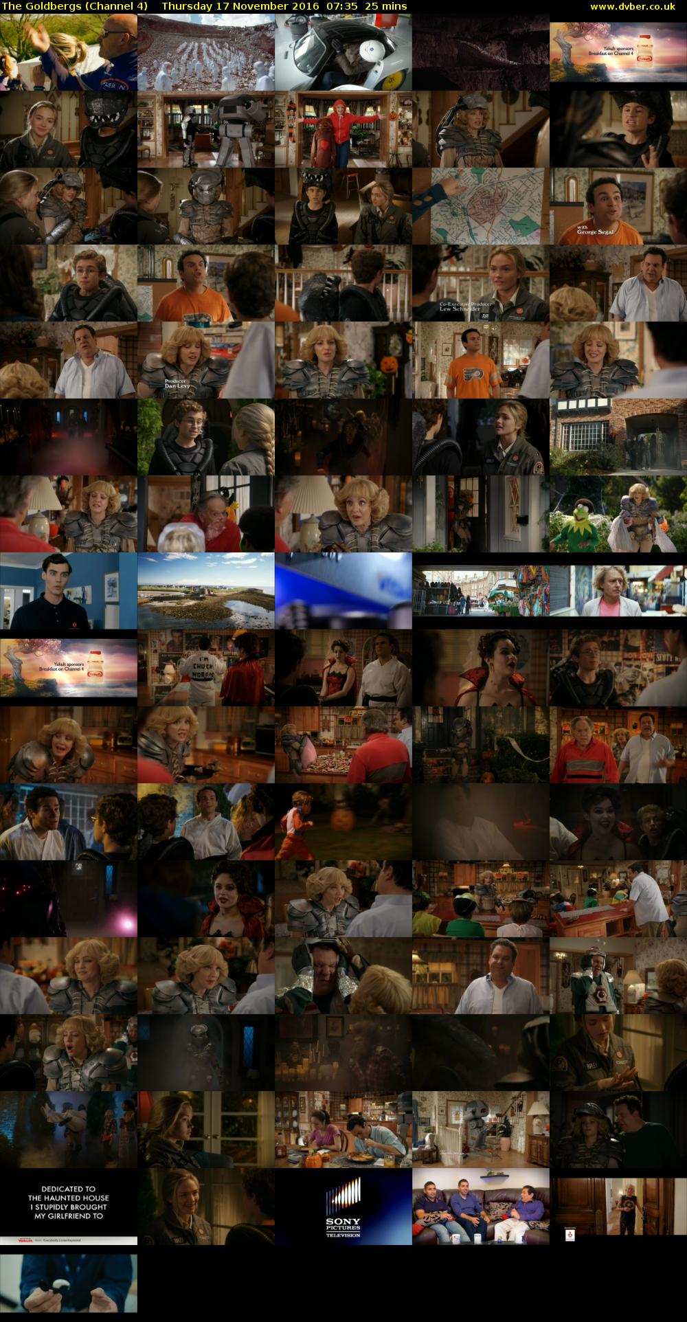 The Goldbergs (Channel 4) Thursday 17 November 2016 07:35 - 08:00