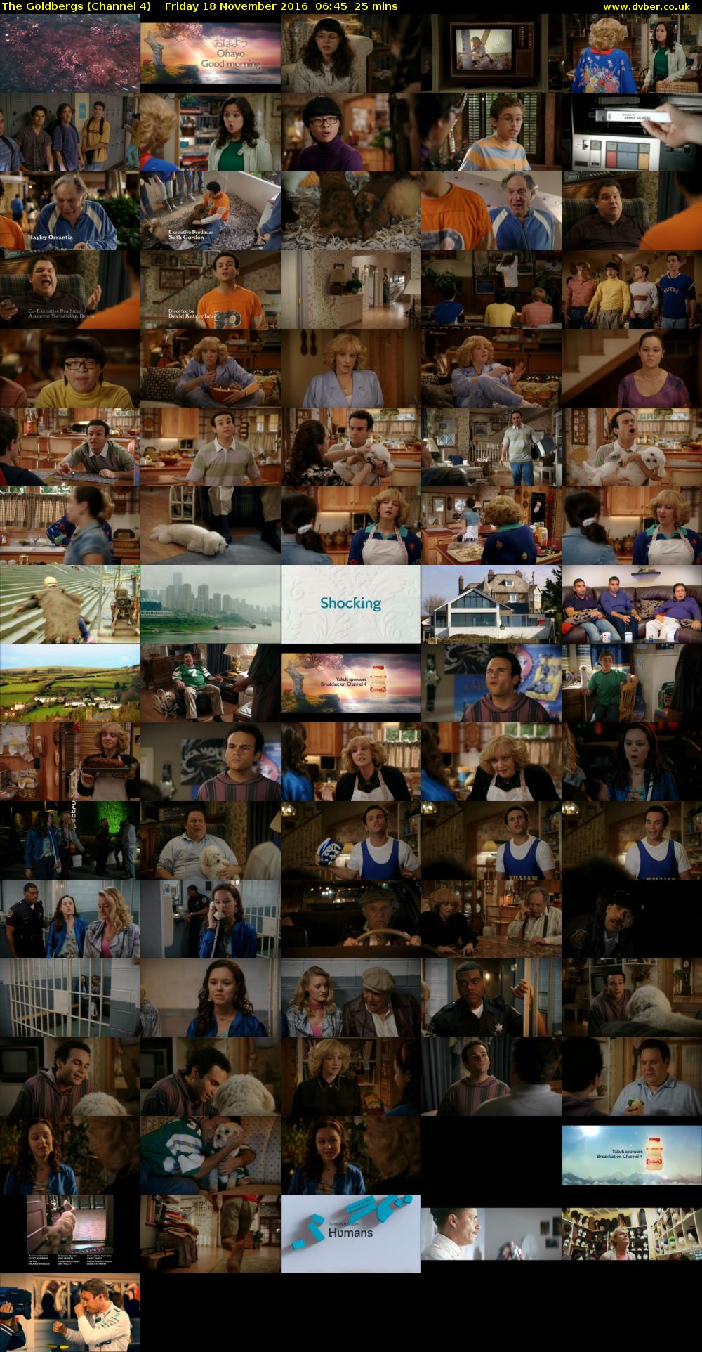 The Goldbergs (Channel 4) Friday 18 November 2016 06:45 - 07:10