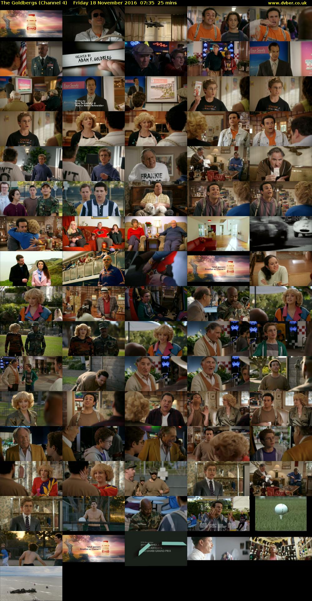 The Goldbergs (Channel 4) Friday 18 November 2016 07:35 - 08:00