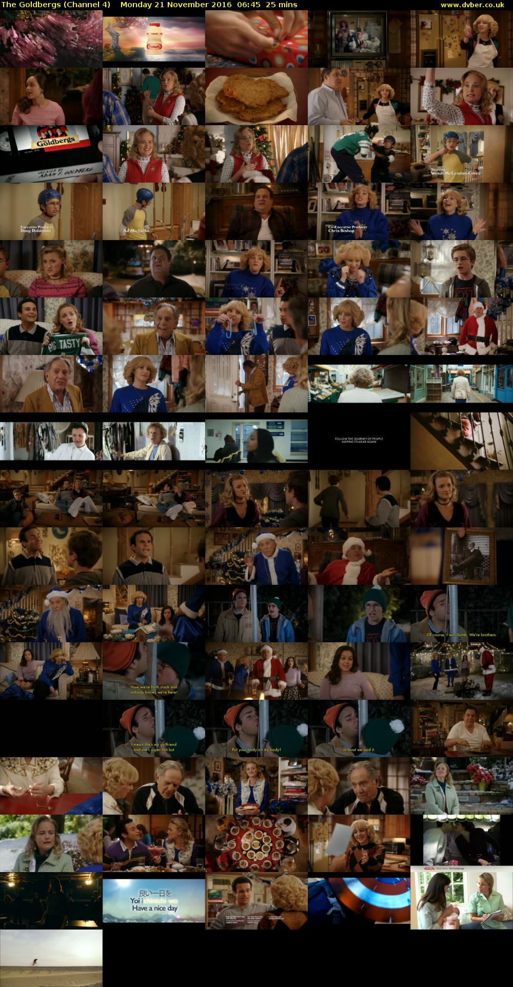The Goldbergs (Channel 4) Monday 21 November 2016 06:45 - 07:10