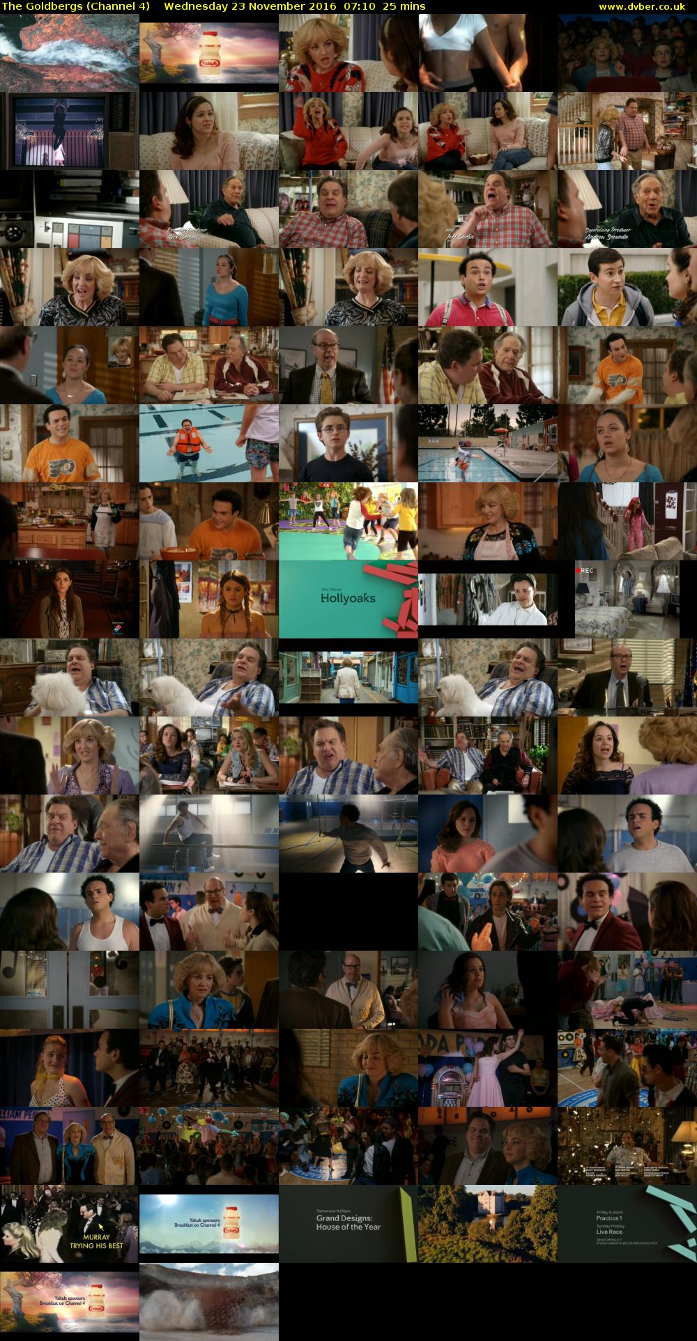The Goldbergs (Channel 4) Wednesday 23 November 2016 07:10 - 07:35