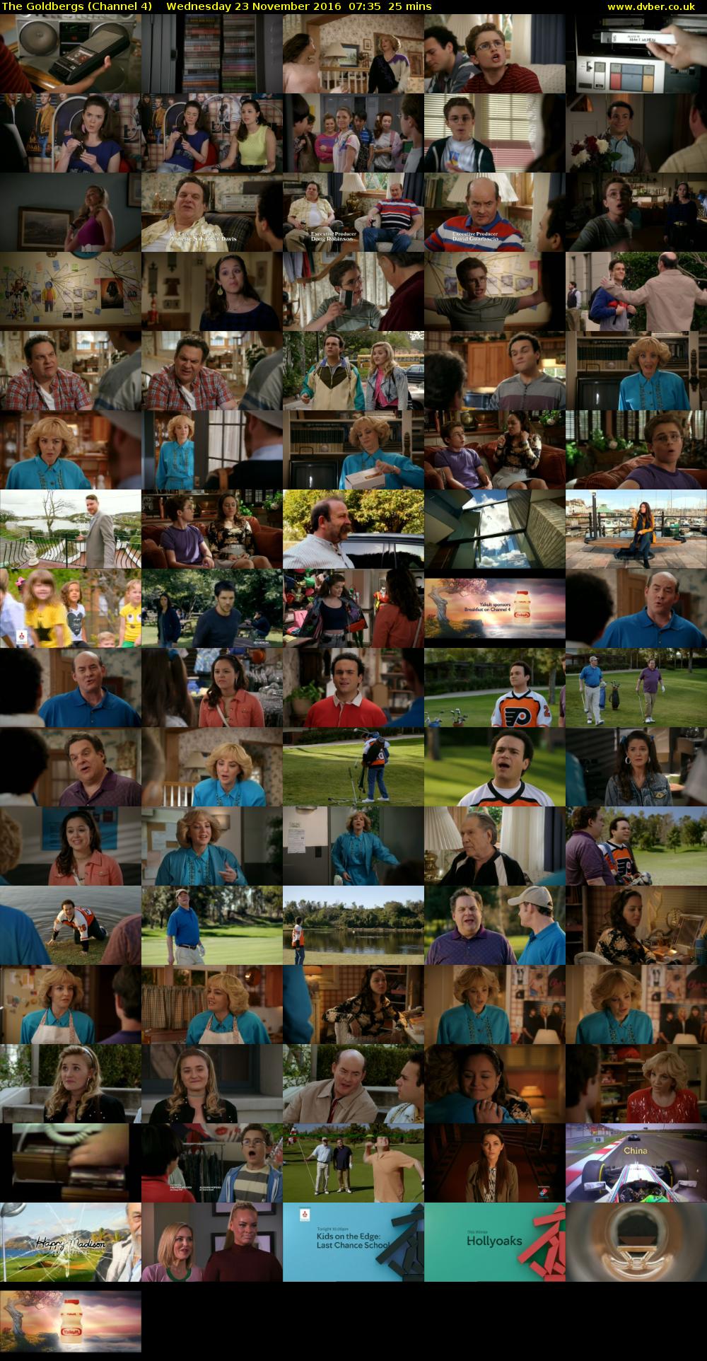 The Goldbergs (Channel 4) Wednesday 23 November 2016 07:35 - 08:00