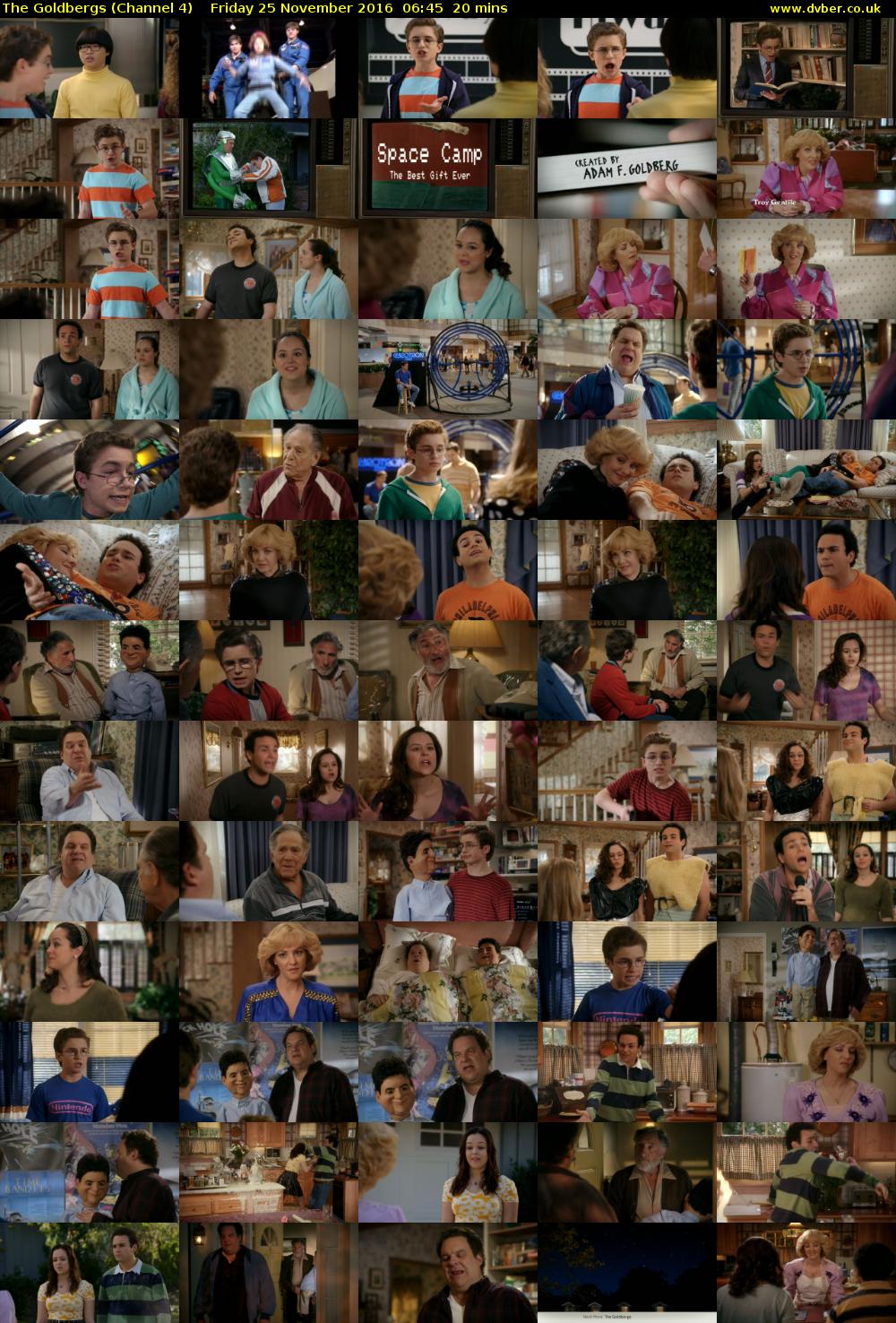 The Goldbergs (Channel 4) Friday 25 November 2016 06:45 - 07:05