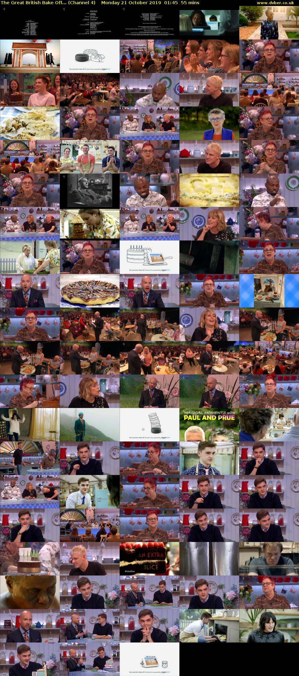 The Great British Bake Off... (Channel 4) Monday 21 October 2019 01:45 - 02:40