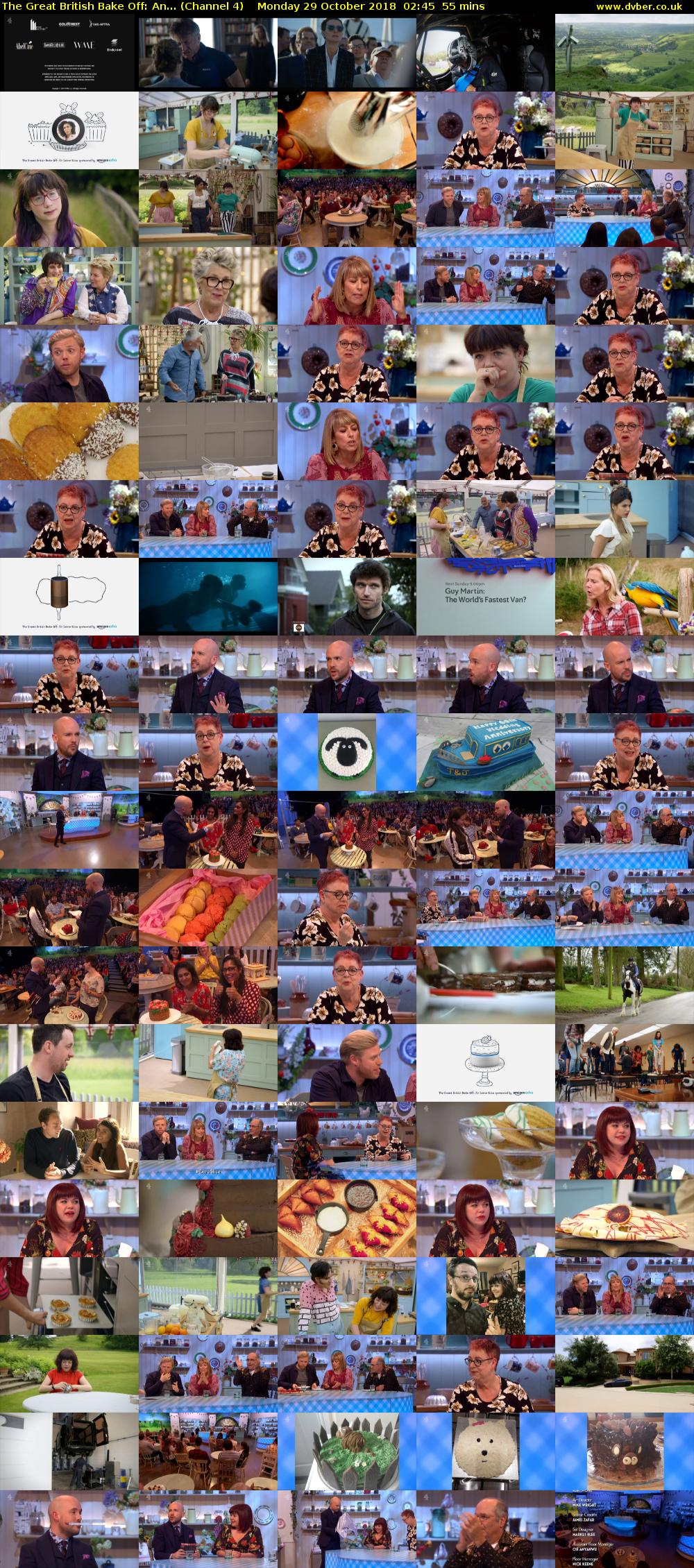 The Great British Bake Off: An... (Channel 4) Monday 29 October 2018 02:45 - 03:40