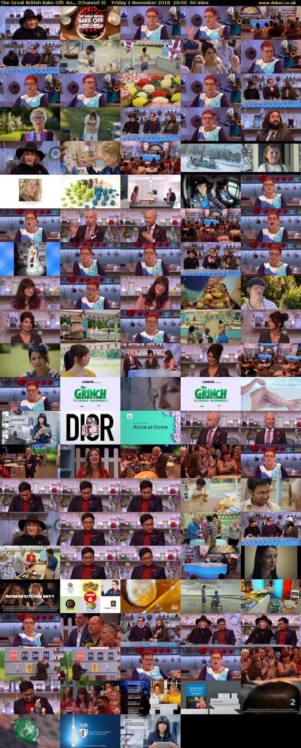 The Great British Bake Off: An... (Channel 4) Friday 2 November 2018 20:00 - 21:00