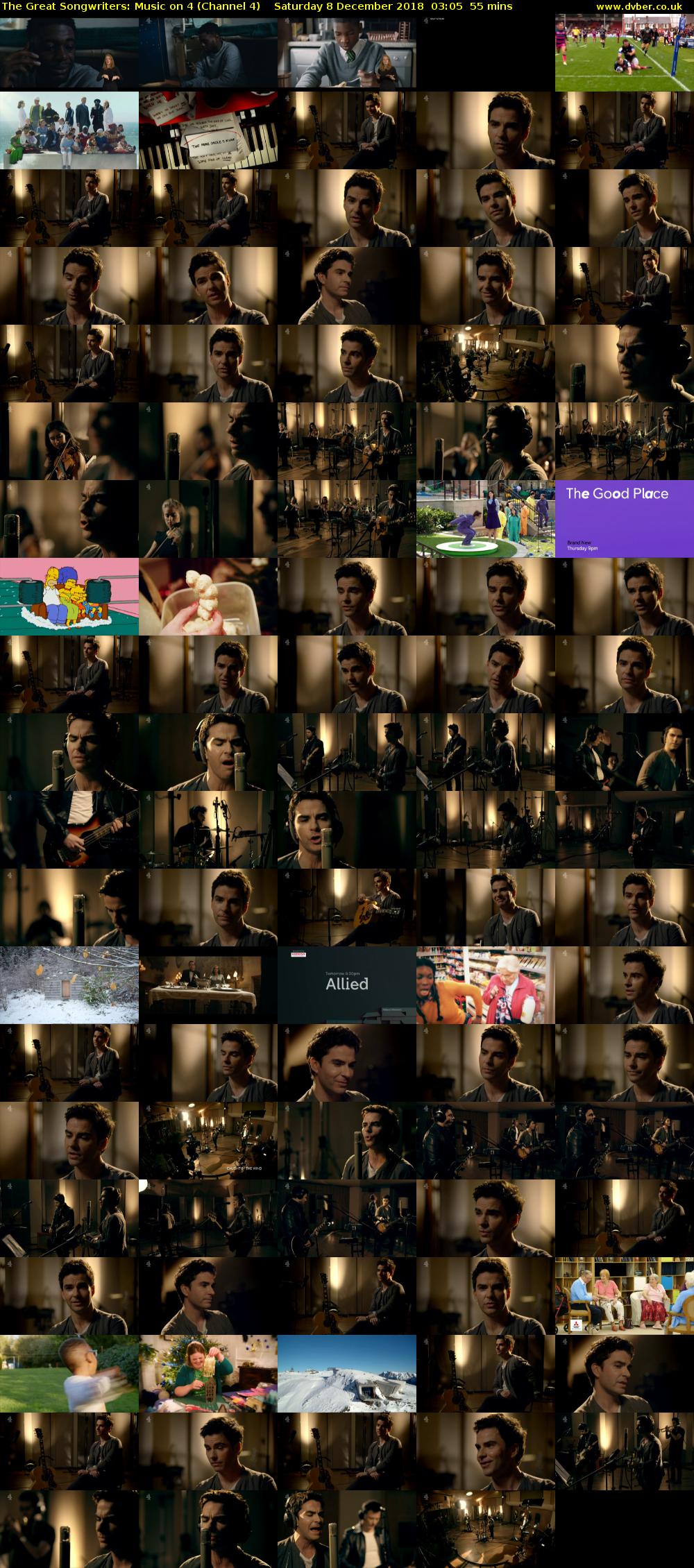 The Great Songwriters: Music on 4 (Channel 4) Saturday 8 December 2018 03:05 - 04:00