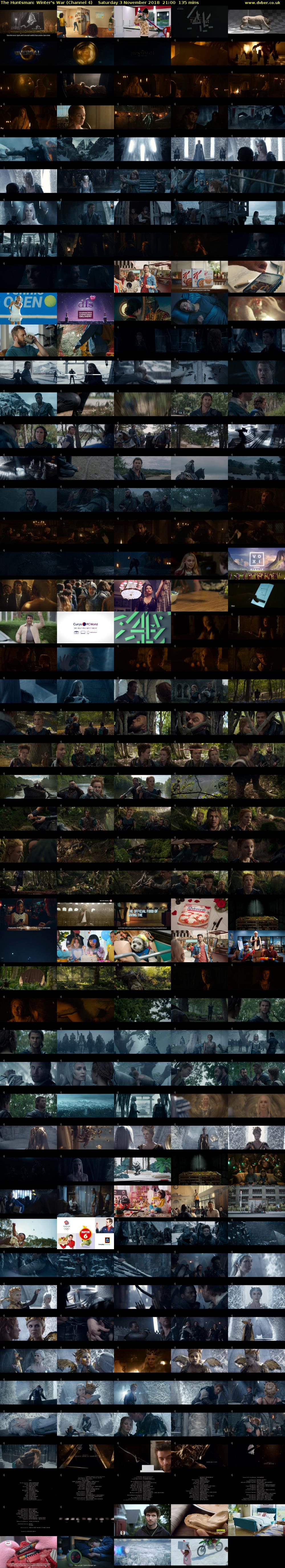 The Huntsman: Winter's War (Channel 4) Saturday 3 November 2018 21:00 - 23:15