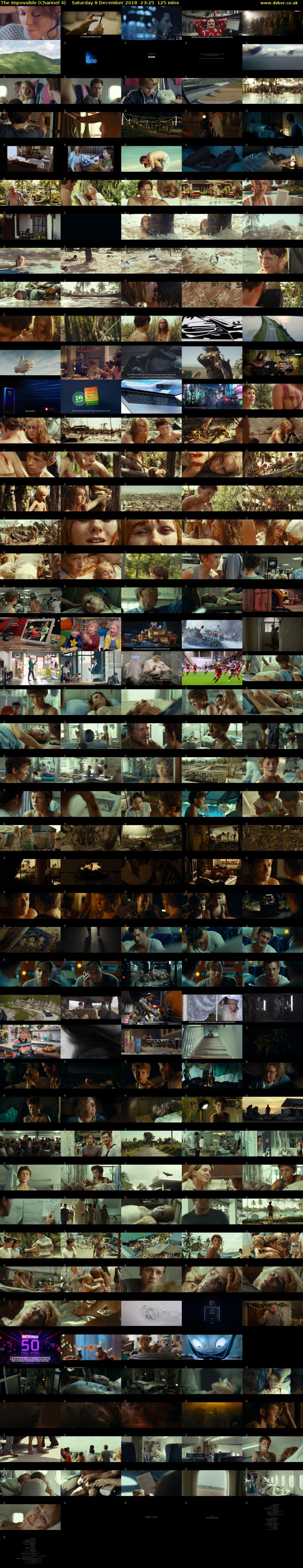 The Impossible (Channel 4) Saturday 8 December 2018 23:25 - 01:30