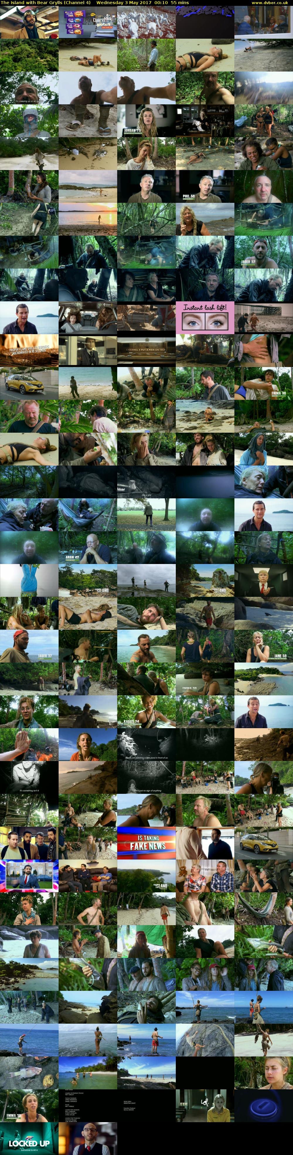 The Island with Bear Grylls (Channel 4) Wednesday 3 May 2017 00:10 - 01:05