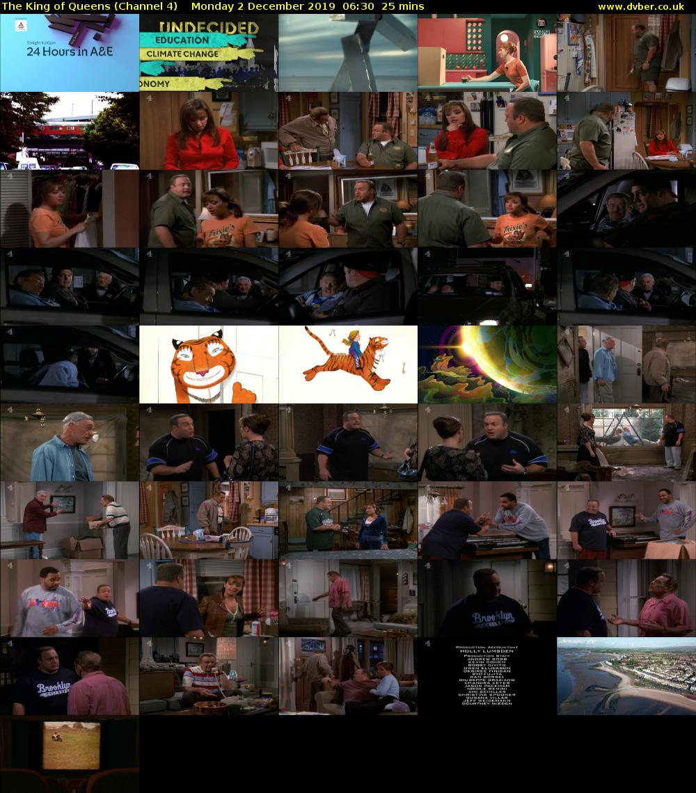 The King of Queens (Channel 4) Monday 2 December 2019 06:30 - 06:55