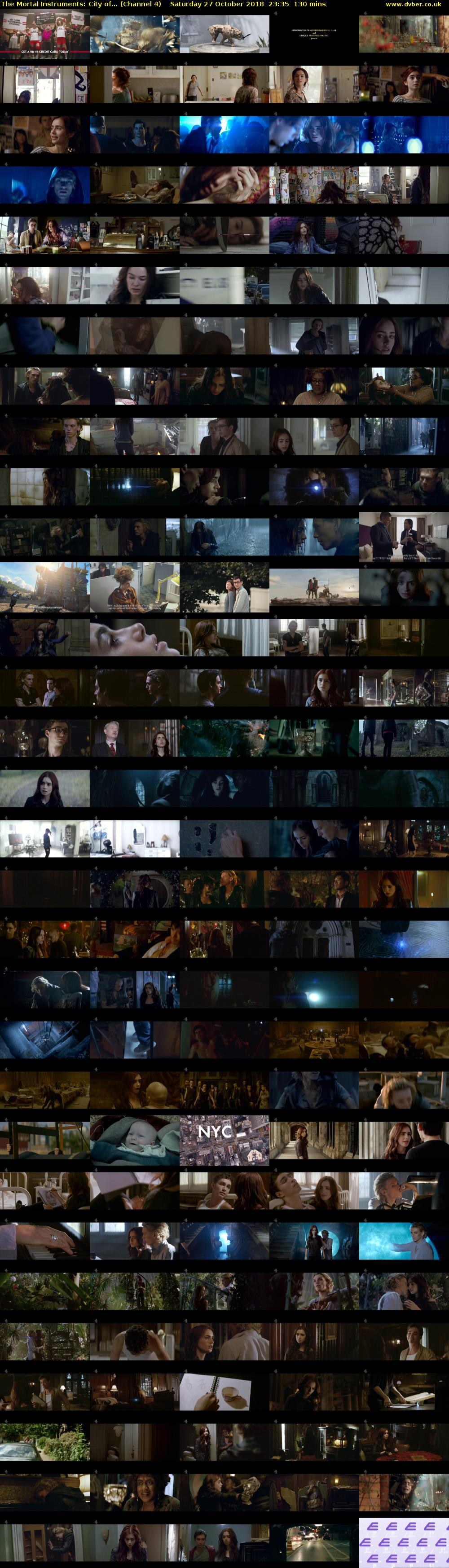 The Mortal Instruments: City of... (Channel 4) Saturday 27 October 2018 23:35 - 01:45