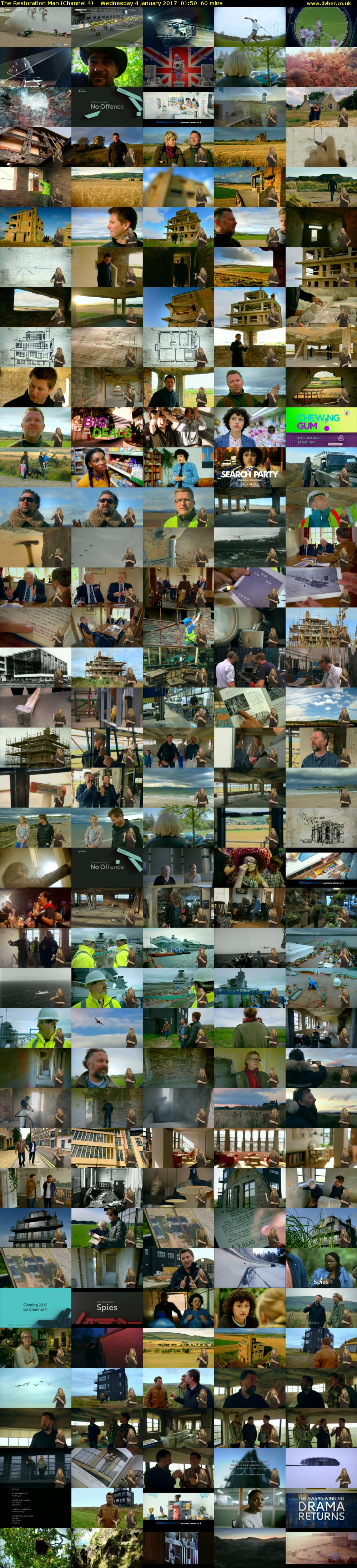 The Restoration Man (Channel 4) Wednesday 4 January 2017 01:50 - 02:50