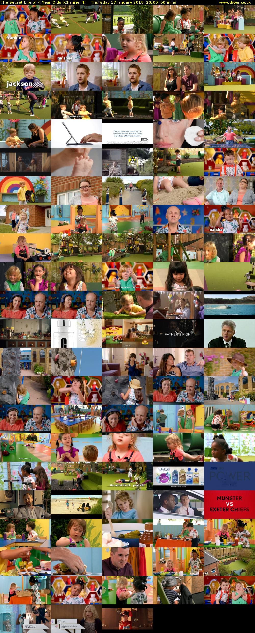 The Secret Life of 4 Year Olds (Channel 4) Thursday 17 January 2019 20:00 - 21:00