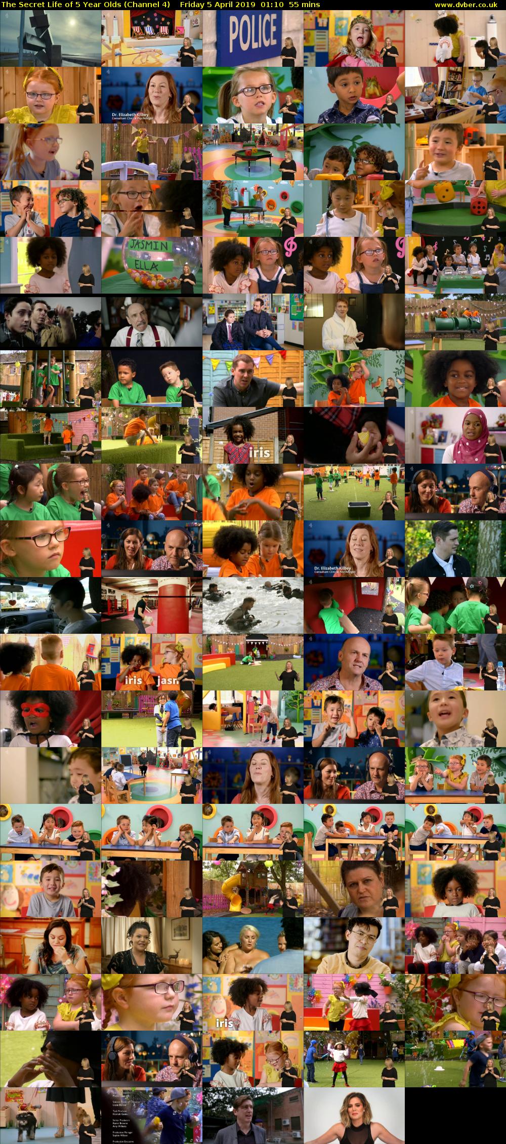 The Secret Life of 5 Year Olds (Channel 4) Friday 5 April 2019 01:10 - 02:05