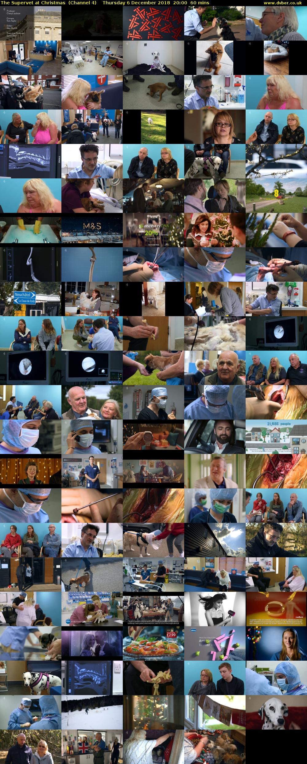 The Supervet at Christmas  (Channel 4) Thursday 6 December 2018 20:00 - 21:00