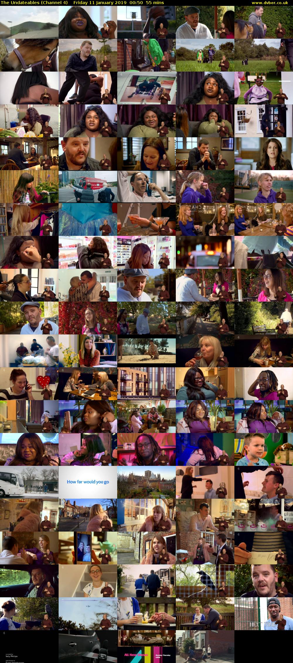 The Undateables (Channel 4) Friday 11 January 2019 00:50 - 01:45