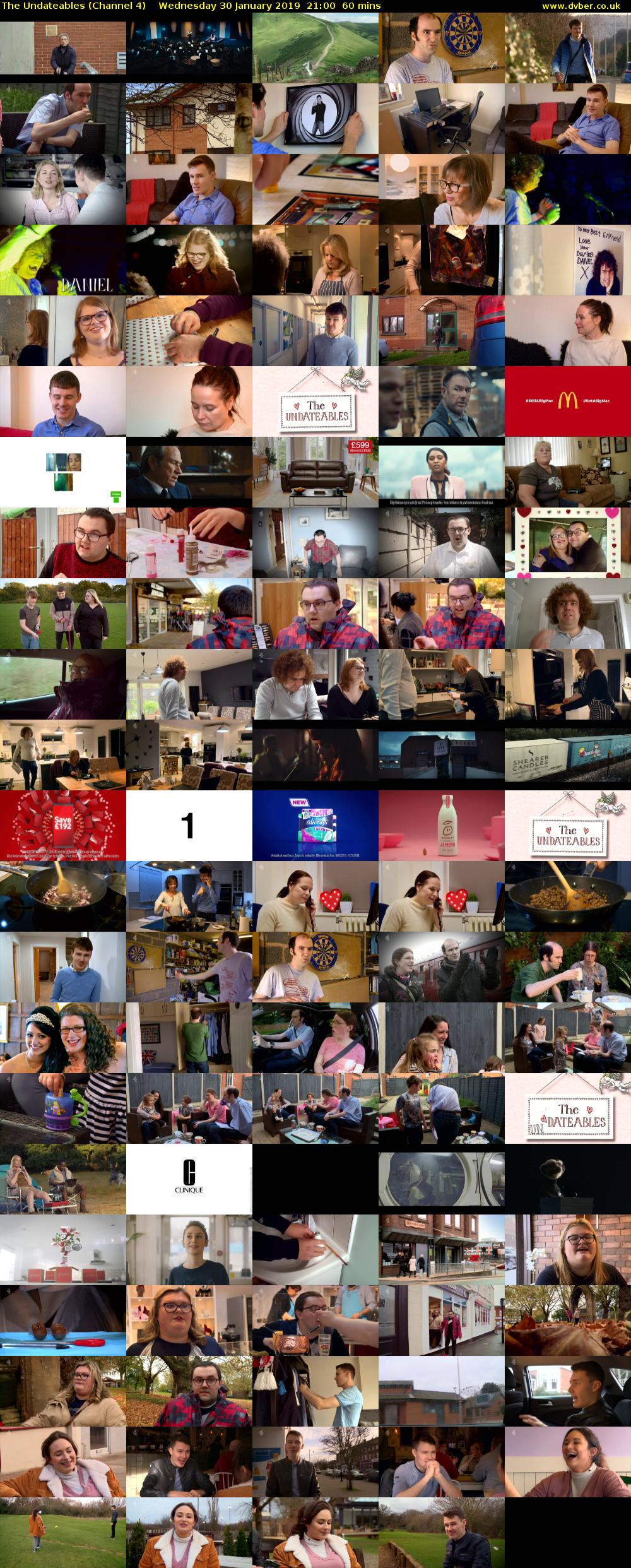 The Undateables (Channel 4) Wednesday 30 January 2019 21:00 - 22:00