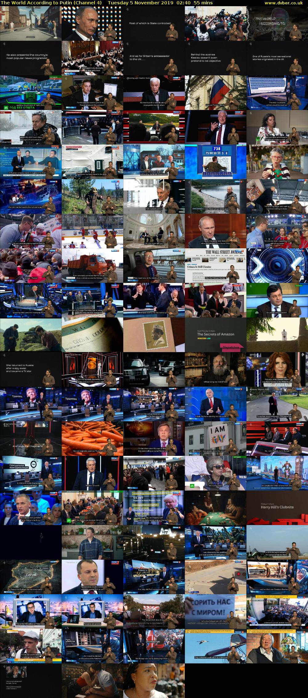 The World According to Putin (Channel 4) Tuesday 5 November 2019 02:40 - 03:35
