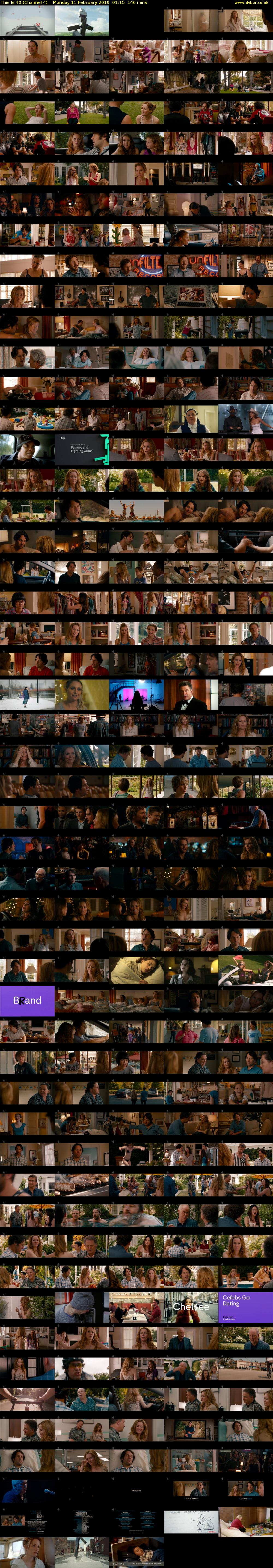 This Is 40 (Channel 4) Monday 11 February 2019 01:15 - 03:35