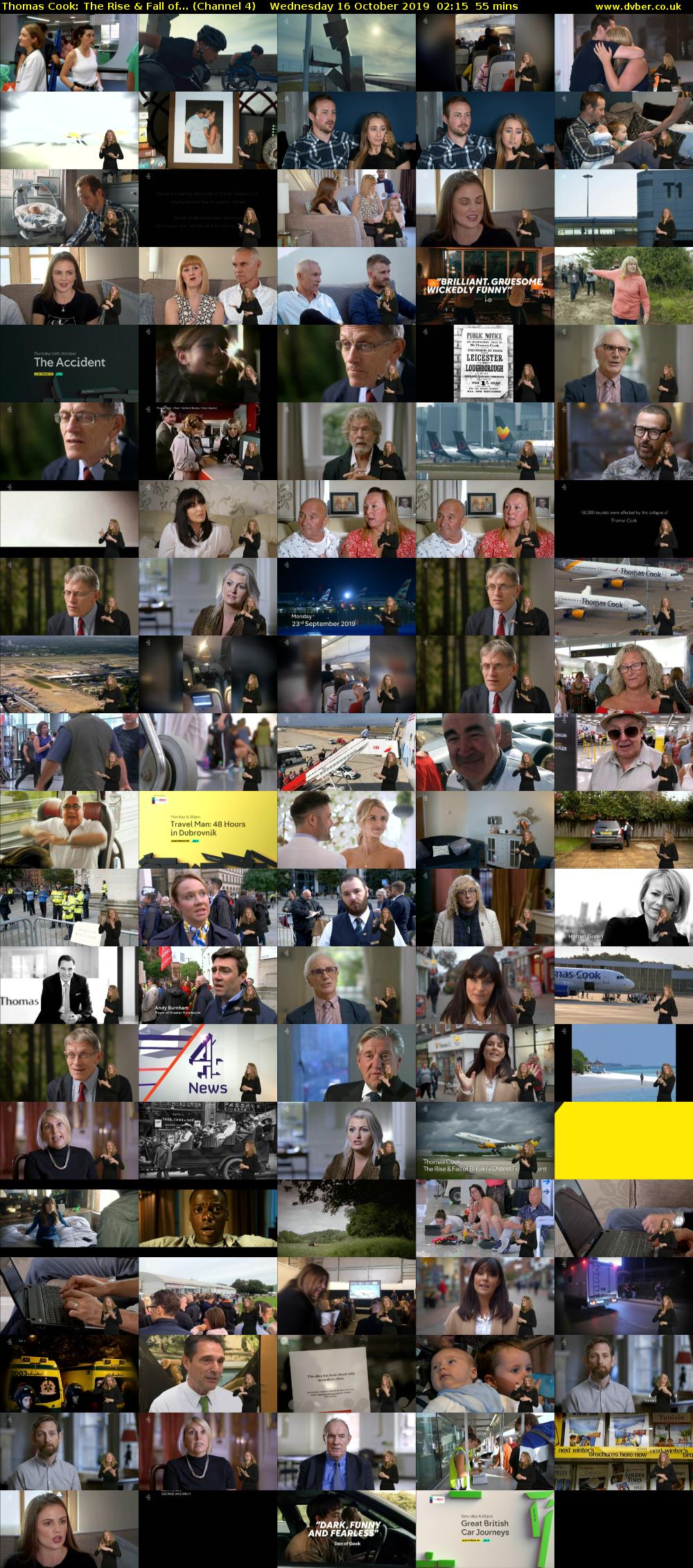Thomas Cook: The Rise & Fall of... (Channel 4) Wednesday 16 October 2019 02:15 - 03:10