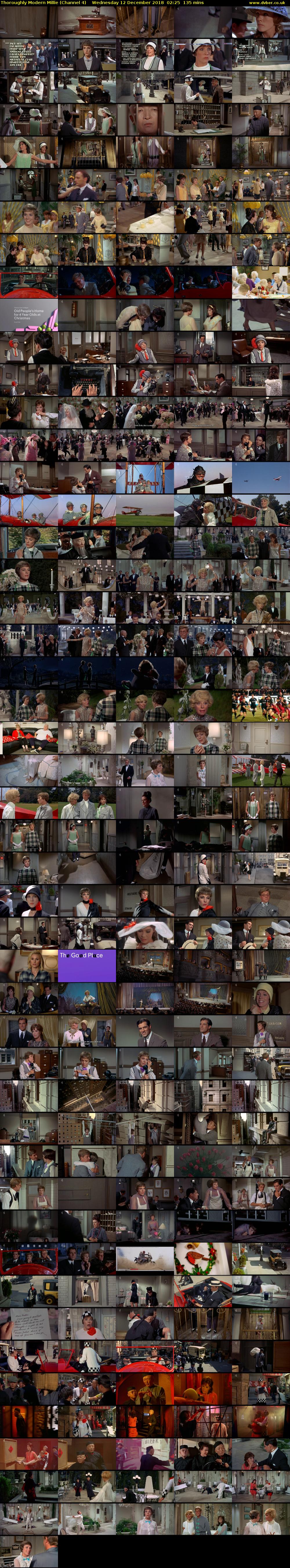 Thoroughly Modern Millie (Channel 4) Wednesday 12 December 2018 02:25 - 04:40