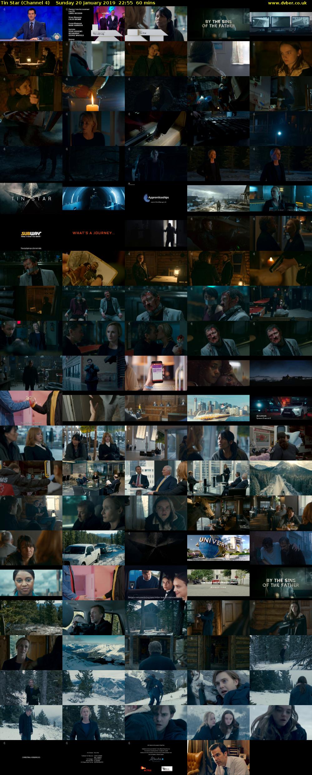 Tin Star (Channel 4) Sunday 20 January 2019 22:55 - 23:55