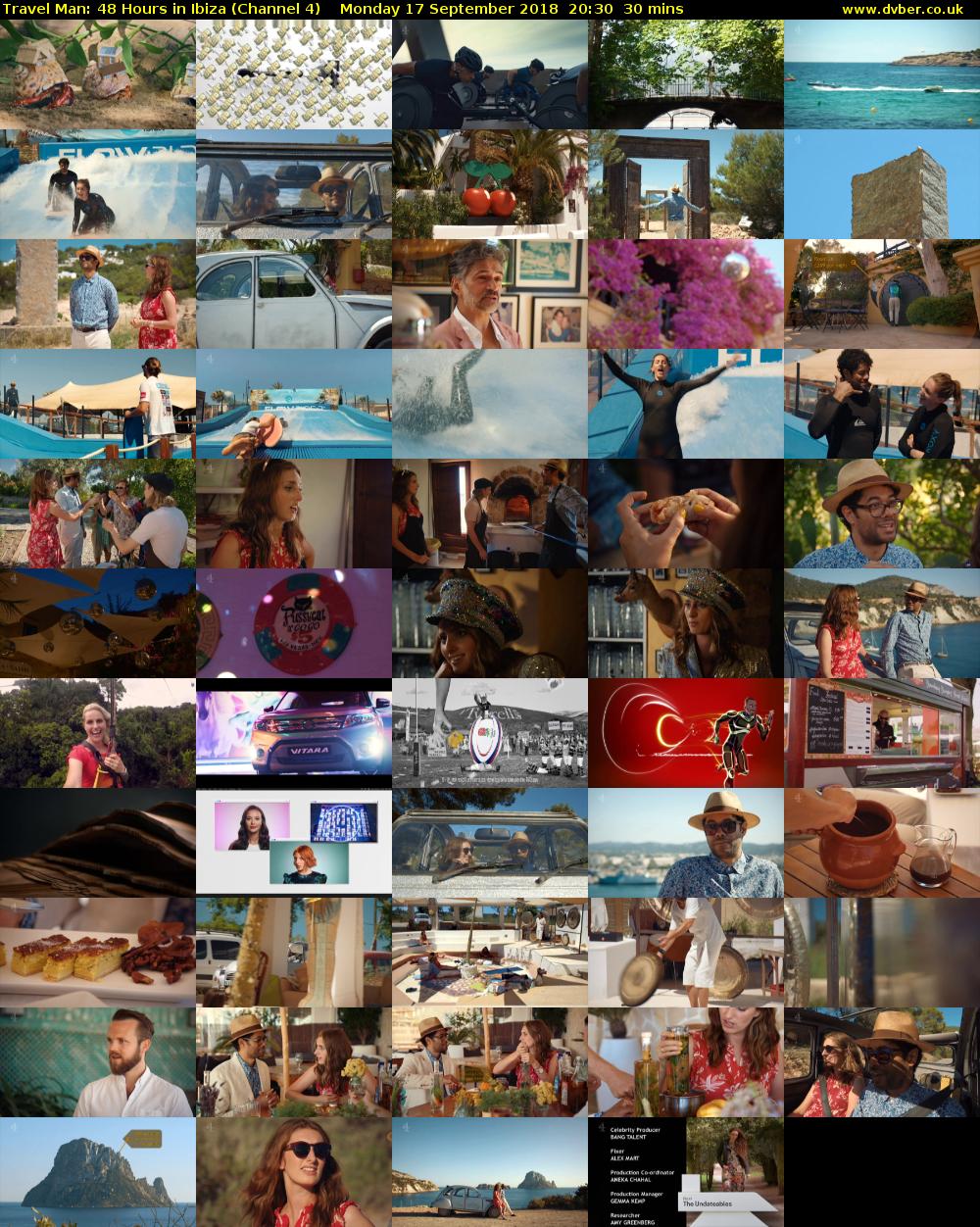 Travel Man: 48 Hours in Ibiza (Channel 4) Monday 17 September 2018 20:30 - 21:00