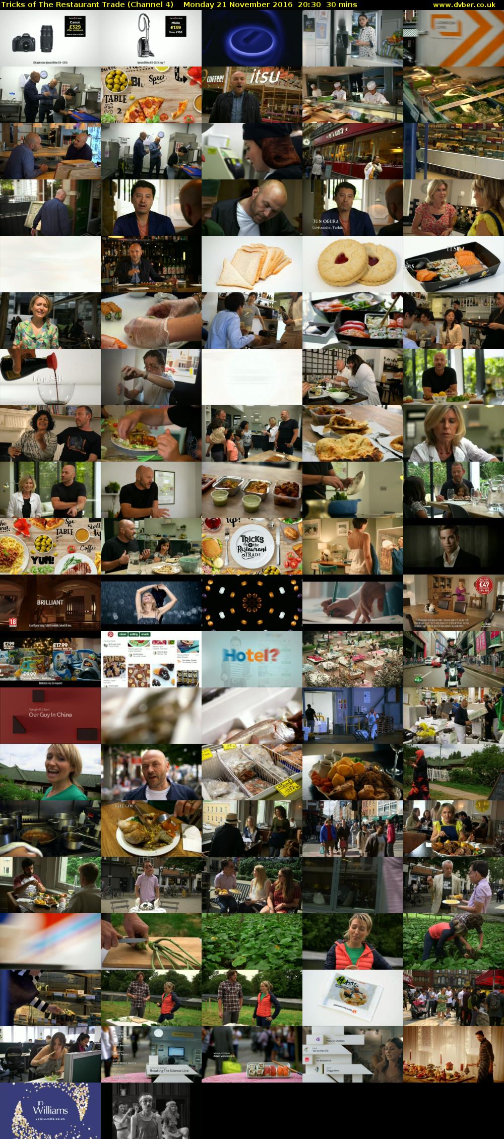 Tricks of The Restaurant Trade (Channel 4) Monday 21 November 2016 20:30 - 21:00