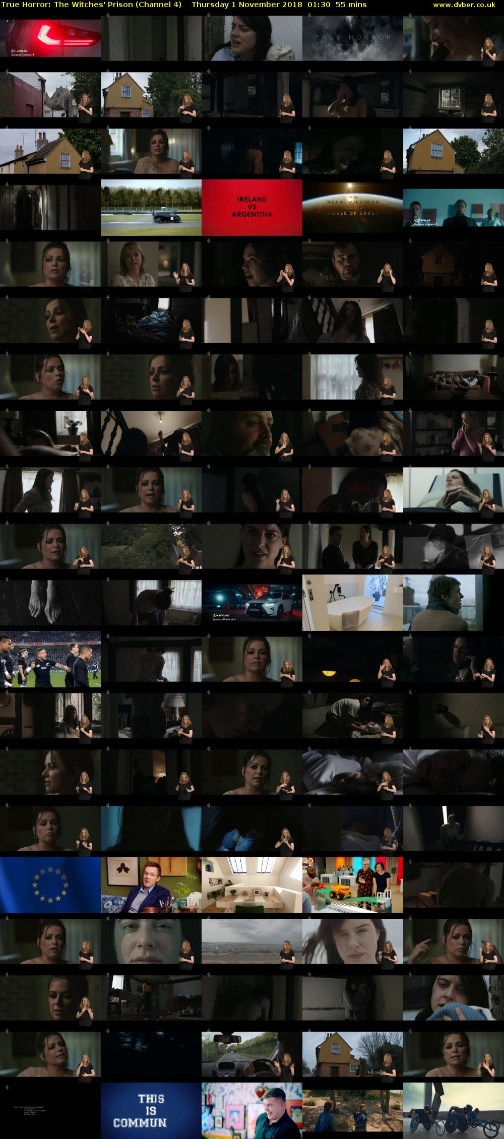 True Horror: The Witches' Prison (Channel 4) Thursday 1 November 2018 01:30 - 02:25