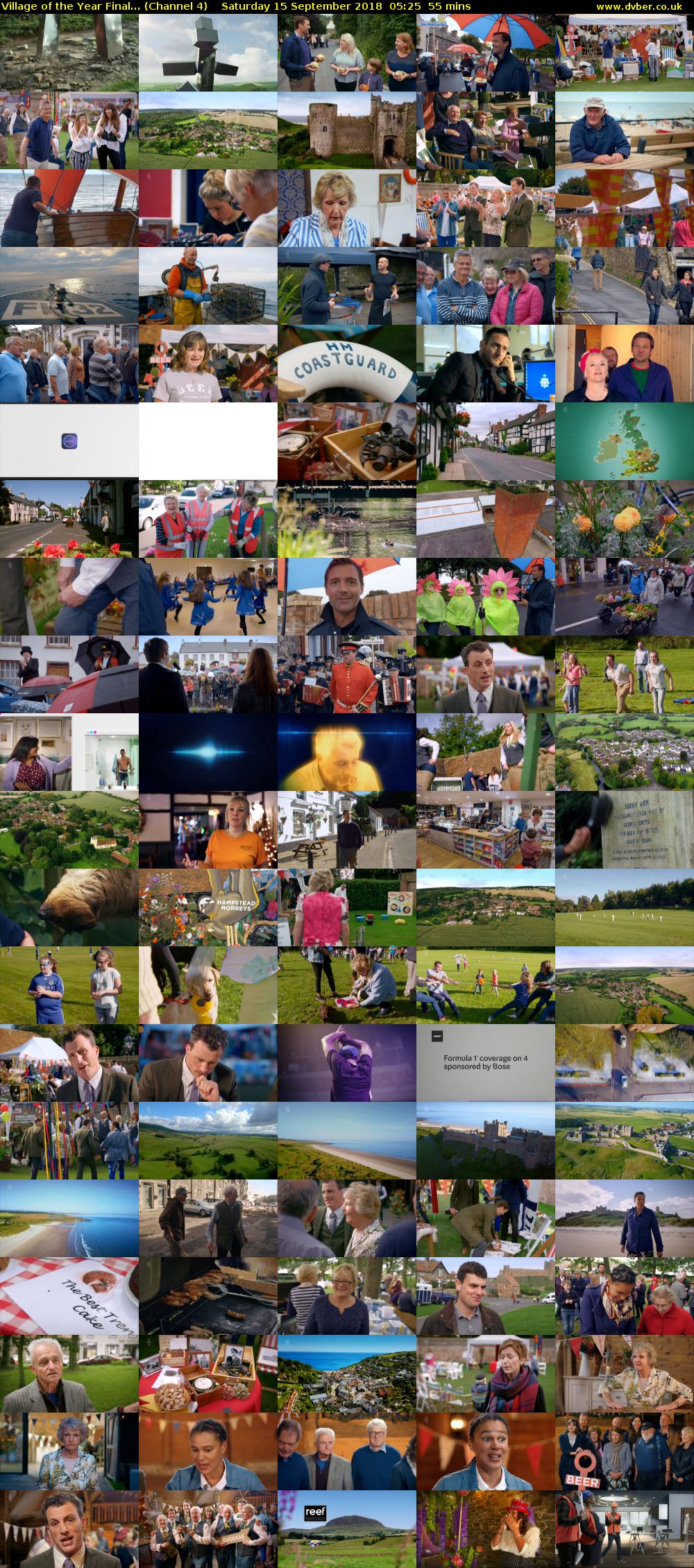 Village of the Year Final... (Channel 4) Saturday 15 September 2018 05:25 - 06:20