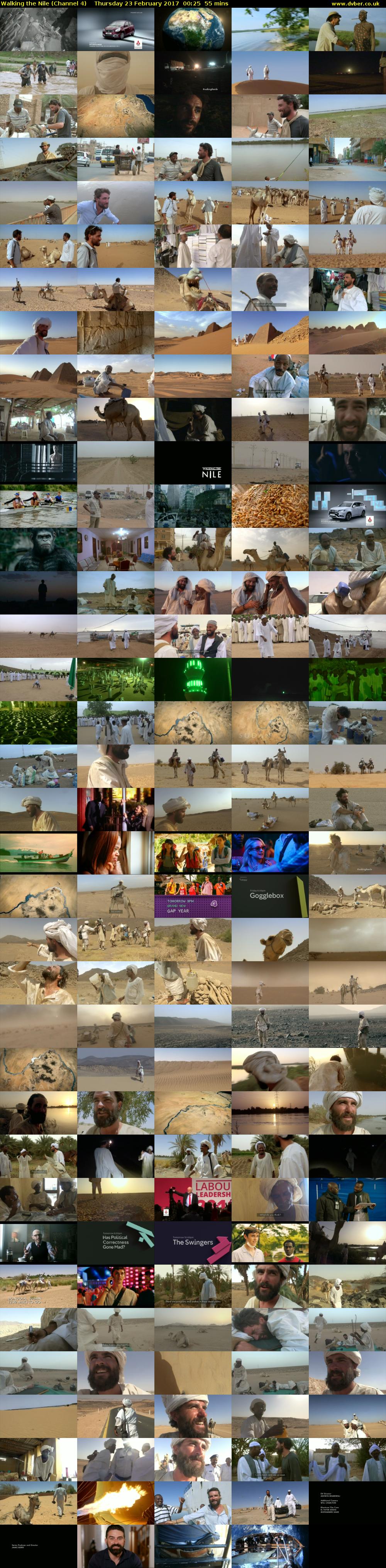 Walking the Nile (Channel 4) Thursday 23 February 2017 00:25 - 01:20