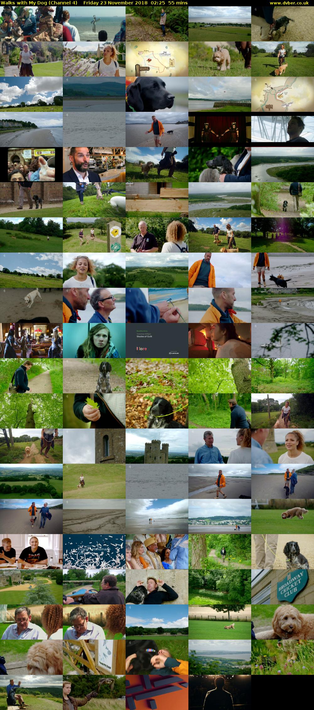 Walks with My Dog (Channel 4) Friday 23 November 2018 02:25 - 03:20