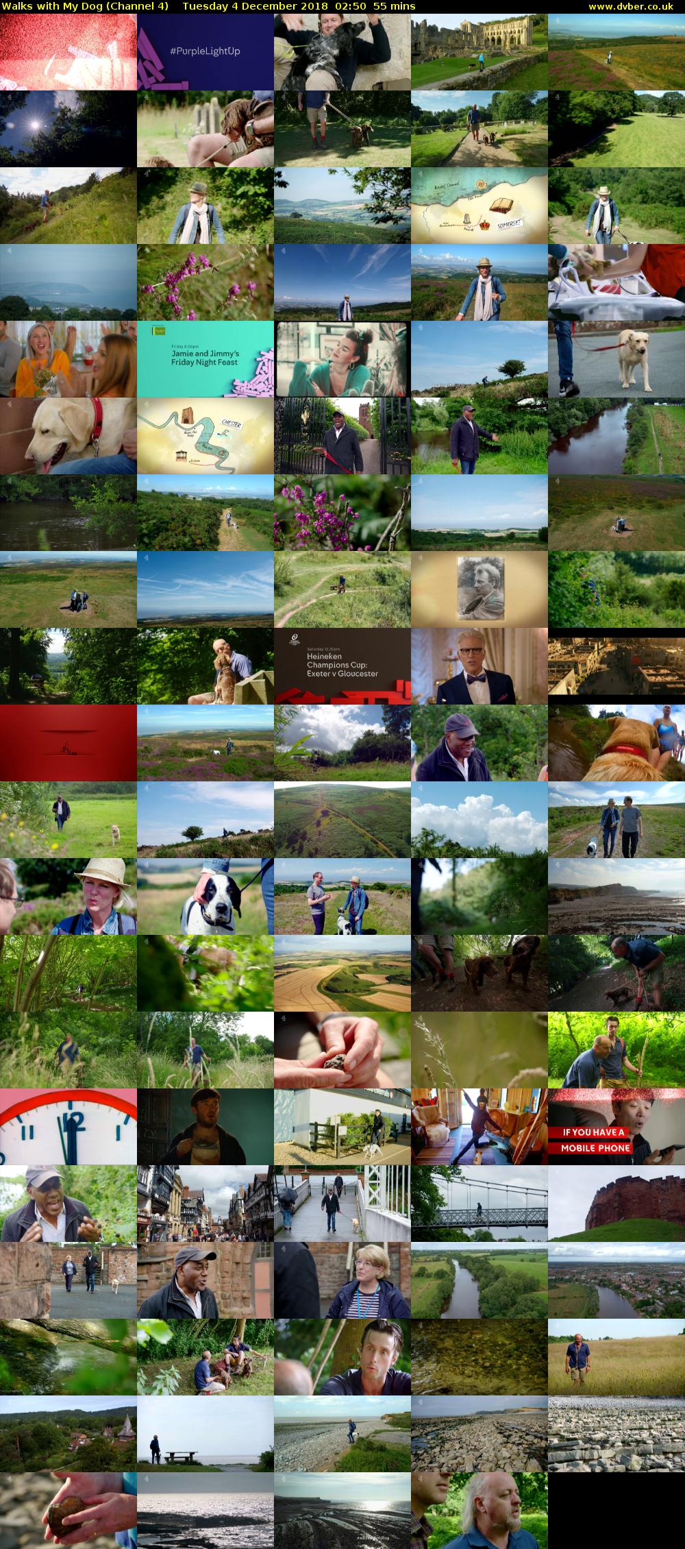 Walks with My Dog (Channel 4) Tuesday 4 December 2018 02:50 - 03:45