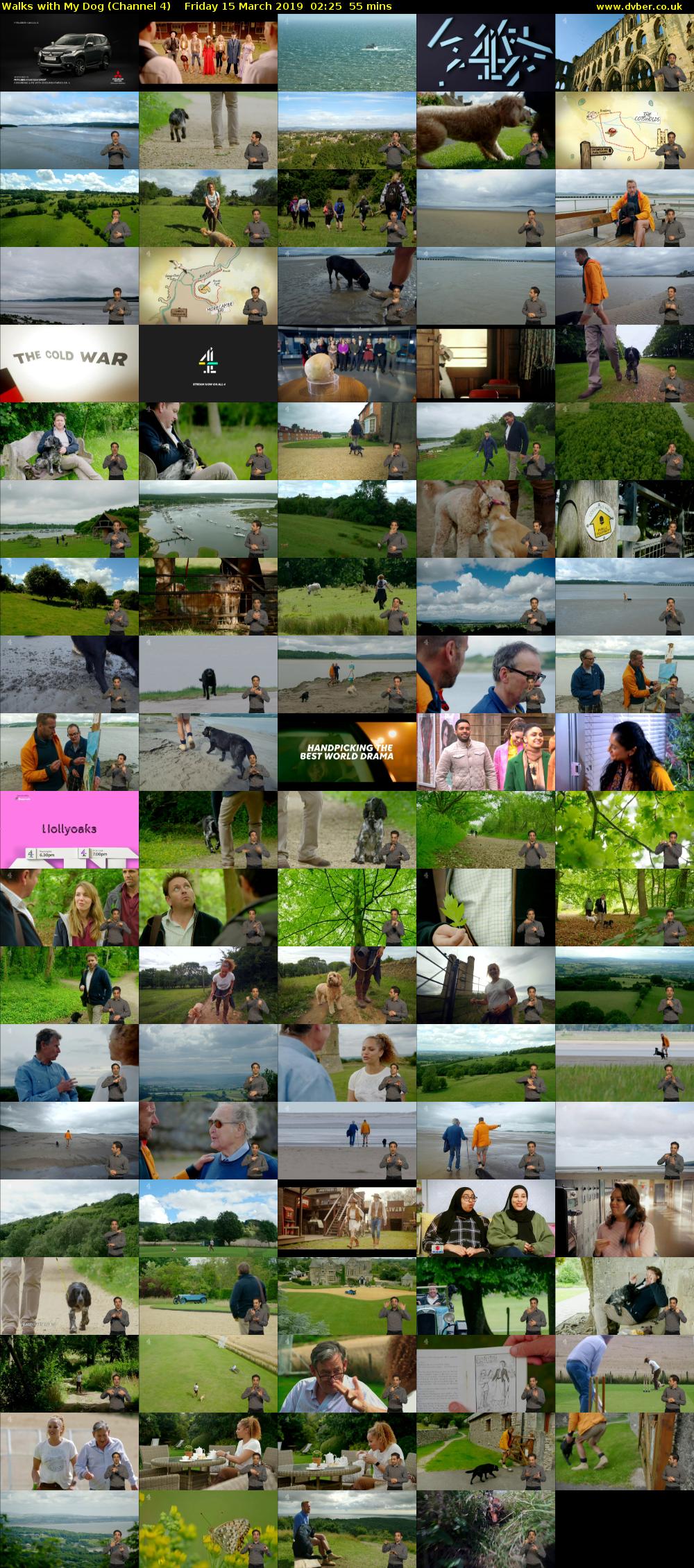 Walks with My Dog (Channel 4) Friday 15 March 2019 02:25 - 03:20