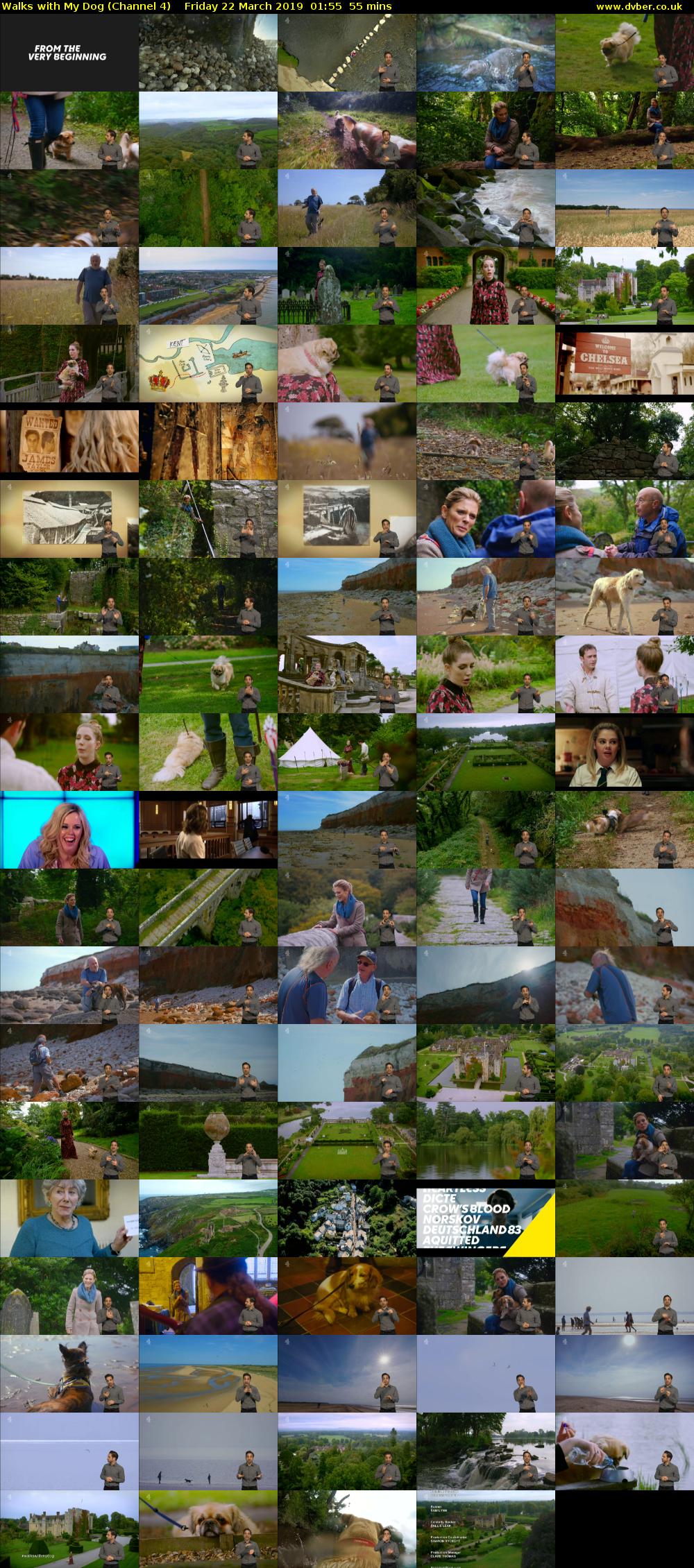 Walks with My Dog (Channel 4) Friday 22 March 2019 01:55 - 02:50