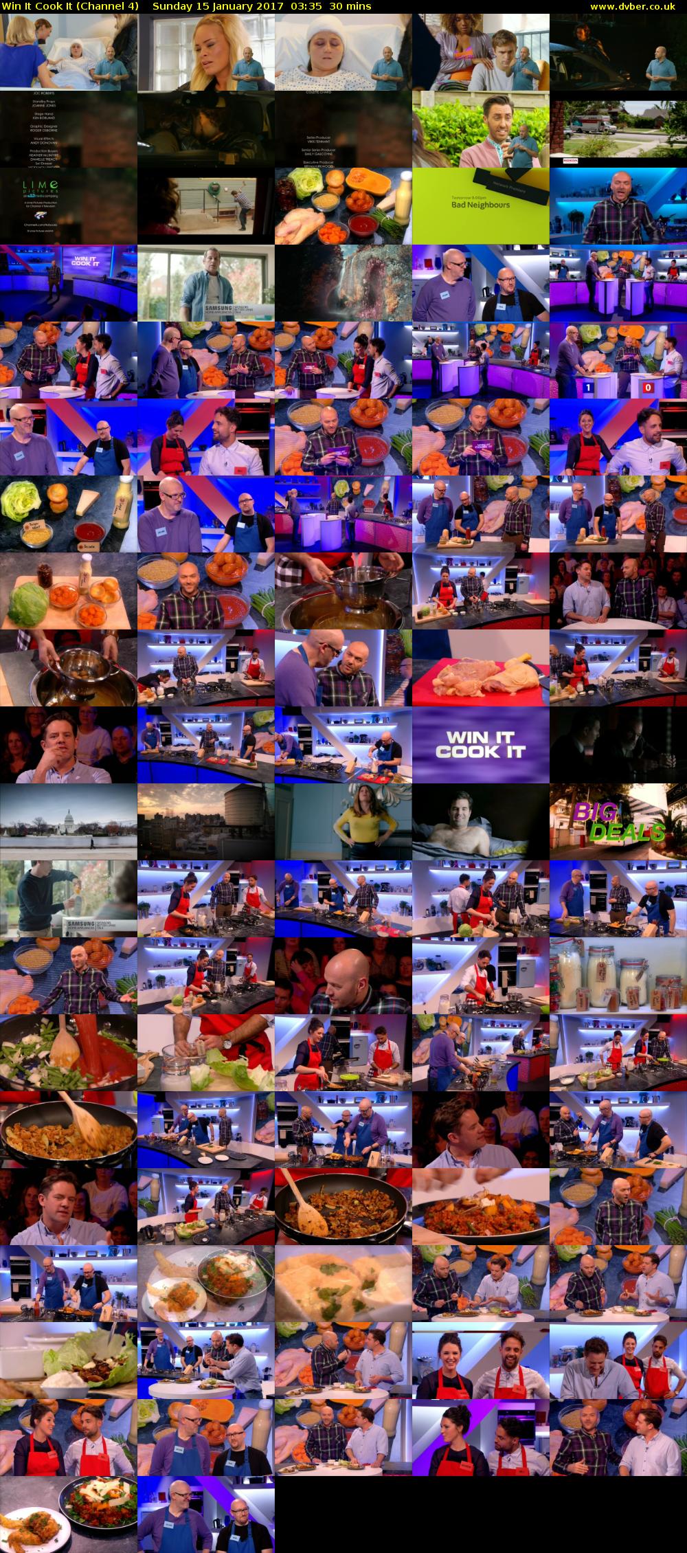 Win It Cook It (Channel 4) Sunday 15 January 2017 03:35 - 04:05